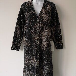 NWT LULULEMON LAB PNSF Black Multi Revera Duster Dress Jacket XS